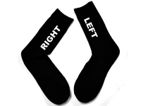 Мужские носки с надписями "Right - Left"