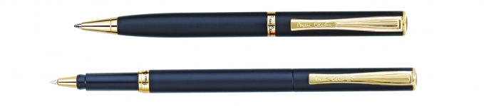 Набор: ручка шариковая + роллер Pierre Cardin PEN and PEN, корпус - латунь.