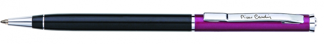 Ручка шариковая Pierre Cardin GAMME. Цвет - черный и "фуксия". Упаковка Е или E-1