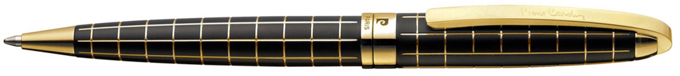 Шариковая ручка Pierre Cardin PROGRESS,  цвет - черный и золотистый. Упаковка B.