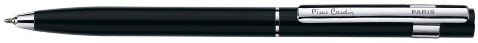 Шариковая ручка Pierre Cardin EASY. Корпус - алюминий, детали дизайна - сталь и хром. Цвет - черный.