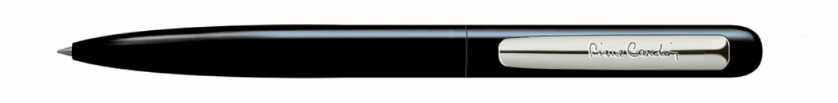 Шариковая ручка Pierre Cardin TECHNO. Корпус - алюминий, клип - металл. Цвет - черный. Упаковка Е-3