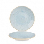 Тарелка глубокая 22,5см h2,7см без борта stonecast цвет duck egg blue SDESPD221