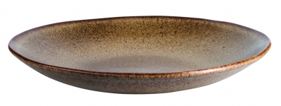 Тарелка 26,5 см, цвет коричневый, Q Authentic Stone Brown QU62909