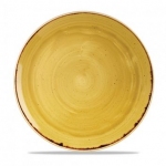 Тарелка мелкая 32,4см без борта stonecast цвет mustard seed yellow SMSSEV121
