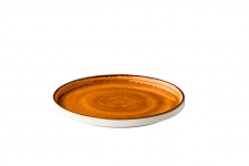 Тарелка с вертикальным бортом, стопируемая, цвет оранжевый, 25,4 см QU94060