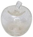 Декоративный фрукт - яблоко, D.10 H.11,5 см, декор CLEAR/GOLD 8578.1
