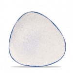 Тарелка мелкая треугольная 22,9 см без борта stonecast цвет hints indigo SHBITR9 1