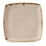 Тарелка мелкая квадратная 26,8см без борта stonecast цвет nutmeg cream
 SNMSDS101