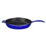 Чугунная сковорода-гриль 28 см, 2,16 л, синий LV Y GT 28 K0 B