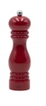 Мельница для соли h 19 см, бук лакированный, цвет красный, SORRENTO 7151MSLRL