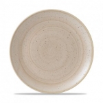Тарелка мелкая 26см без борта stonecast цвет nutmeg cream SNMSEV101