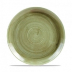 Тарелка мелкая d26см без борта stonecast patina цвет burnished green
 PABGEV101