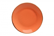 Тарелка мелкая без рима 18 cm 187618 оранжевый