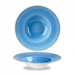 Тарелка для пасты 24см 0,28л с широким бортом stonecast цвет cornflower blue SCFSVWBM1