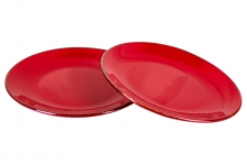 Porland Набор обеденных тарелок 28 см (2 предмета), красный POR0065