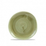 Тарелка мелкая "волна" d18,6 см без борта stonecast patina burnished green
 PABGOG7 1