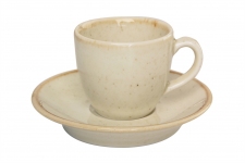 Блюдце для кофейной чашки 12 cm (для чашки кофейной 80 мл) 122112 желтый