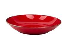 Porland Набор глубоких тарелок  21 см (4 предмета), 500 мл, красный POR0067