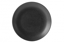 Тарелка 30 см безбортовая фарфор цвет черный Seasons 187630 черный
