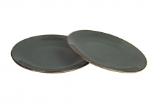 Porland Набор обеденных тарелок 28 см (2 предмета), тёмно-серый POR0026