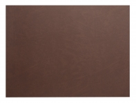 Салфетка подстановочная (плейсмат) 45x30 см, 100 % переработанная кожа, декор brown / коричневый 66831