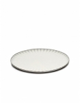 Тарелка мелкая D27см, H1,7см, цвет белый, Inku B5120234W