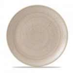 Тарелка мелкая 28,8см без борта stonecast цвет nutmeg cream SNMSEV111