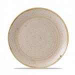 Тарелка мелкая 21,7см без борта stonecast цвет nutmeg cream SNMSEVP81