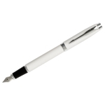 Ручка перьевая Parker "IM White СT" синяя, 0,8мм, подарочная упаковка, 1975611