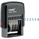 Нумератор мини автомат Trodat, 4,0мм, 6 разрядов, пластик (53200), 4846