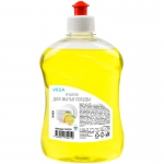 Средство для мытья посуды Vega "Лимон", пуш-пул, 500мл, 314199