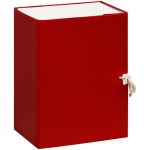 Короб архивный с завязками OfficeSpace разборный, БВ, 150мм, красный, клапан МГК, 284724