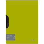 Папка с пластиковым клипом Berlingo "Color Zone" А4, 450мкм, салатовая, FCl_A4061
