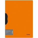 Папка с пластиковым клипом Berlingo "Color Zone" А4, 450мкм, оранжевая, FCl_A4062