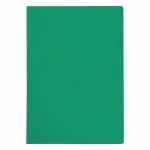 Папка-уголок OfficeSpace А4, 100мкм, пластик, прозрачная зеленая, Fmu15-9_878
