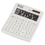 Калькулятор настольный Eleven SDC-805NR-WH, 8 разр., двойное питание, 127*105*21мм, белый, SDC-805NR-WH