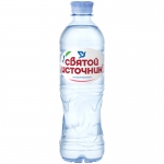 Вода питьевая негазированная Святой источник, 0,5л, пластиковая бутылка, SS000335