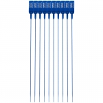 Пломба пластиковая сигнальная Альфа-МД 350мм, синяя, 80010