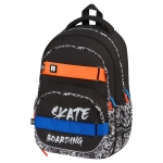 Рюкзак Berlingo Free Spirit "Skater", 41*28*17см, 2 отделения, 3 кармана, уплотненная спинка, RU09146