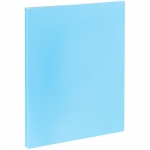 Папка с 40 вкладышами OfficeSpace А4, 21мм, 400мкм, пластик, синяя полупрозрачная, 300654