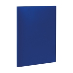 Папка с 20 вкладышами СТАММ А4, 14мм, 500мкм, пластик, синяя, ММ-32197