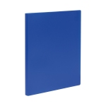 Папка с 30 вкладышами СТАММ А4, 17мм, 500мкм, пластик, синяя, ММ-32201