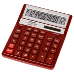 Калькулятор настольный Eleven SDC-888X-RD, 12 разрядов, двойное питание, 158*203*31мм, красный, SDC-888X-RD