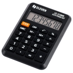 Калькулятор карманный Eleven LC-210NR, 8 разрядов, питание от батарейки, 64*98*12мм, черный, LC-210NR
