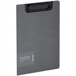 Папка-планшет с зажимом Berlingo "Steel&Style" А5+, 1800мкм, пластик (полифом), серебристый металлик, PPf_94102