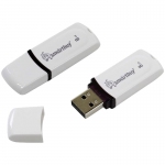 Память Smart Buy "Paean"  8GB, USB 2.0 Flash Drive, белый, SB8GBPN-W
