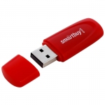 Память Smart Buy "Scout"  64GB, USB 2.0 Flash Drive, красный, SB064GB2SCR