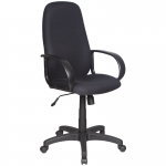 Кресло руководителя Бюрократ CH-808AXSN/#B, PL, ткань черная 3C11, 840843