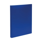 Папка с 40 вкладышами СТАММ А4, 21мм, 500мкм, пластик, синяя, ММ-32205